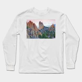 Dawn at Garden of the Gods Long Sleeve T-Shirt